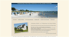 Desktop Screenshot of ferienwohnung-ruegen-urlaub.de